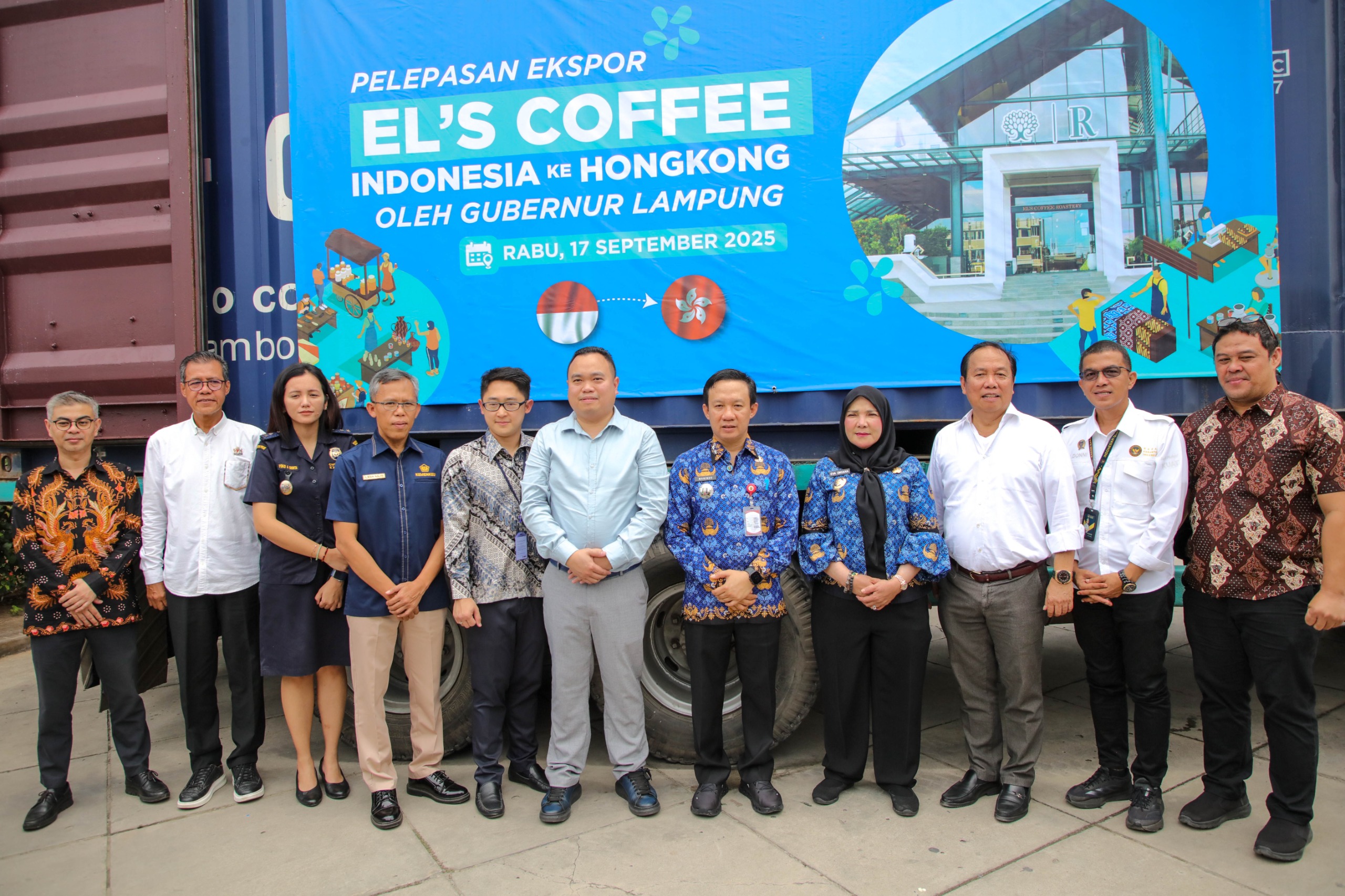 7 Ton Kopi Bubuk Lampung Tembus Hong Kong, UMKM Kian Tangguh, Hilirisasi Makin Nyata