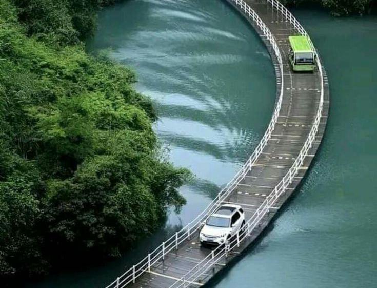 Shiziguan Floating Bridge, Keajaiban Jembatan Terapung di Tepi Sungai Qingjiang