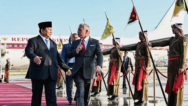 Raja Yordania Abdullah II Dijadwalkan Temui Presiden Prabowo di Istana Kepresidenan Hari Ini