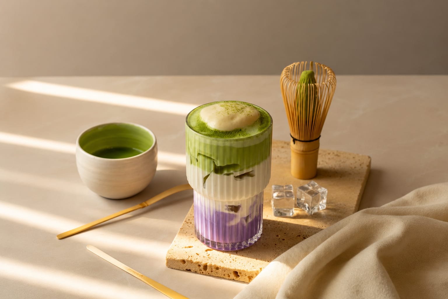 Pencinta Matcha Harus Coba! Matcha Ube, Perpaduan Baru yang Bikin Penasaran