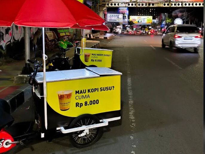 Fenomena Kedai Kopi Jalanan Kian Ramai Peminat