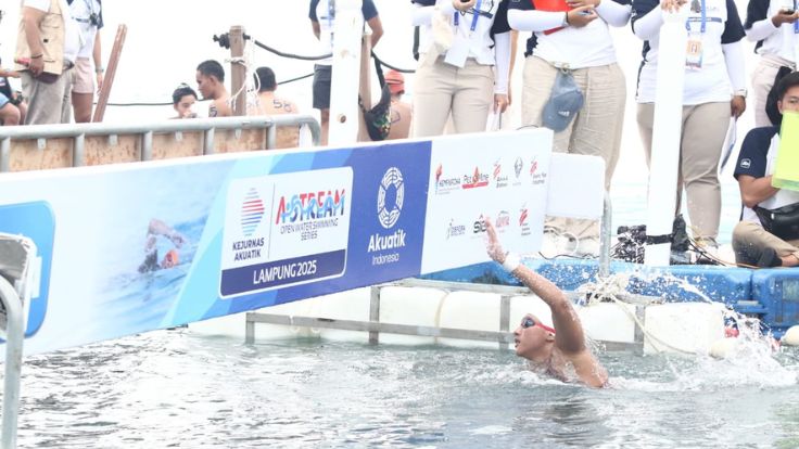 Kejurnas Renang OWS Series Lampung Resmi Selesai, Pantai Kyokko Beach Berpotensi jadi Destinasi Sport Tourism 