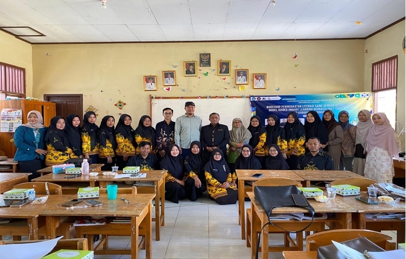 Transformasi Literasi Sains di Pringsewu: Unila Hadirkan Pelatihan Guided Inquiry Berbasis PhET untuk Guru SD