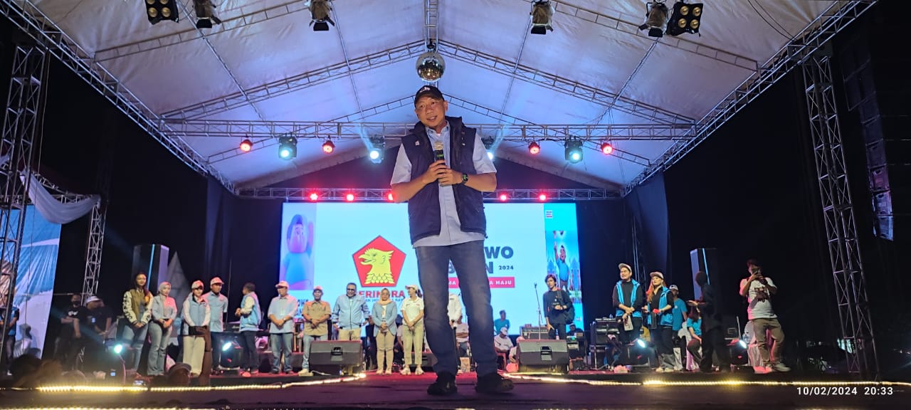 Ketua DPD Gerindra Lampung Ajak Masyatakat Coblos Prabowo-Gibran di TPS Masing-masing