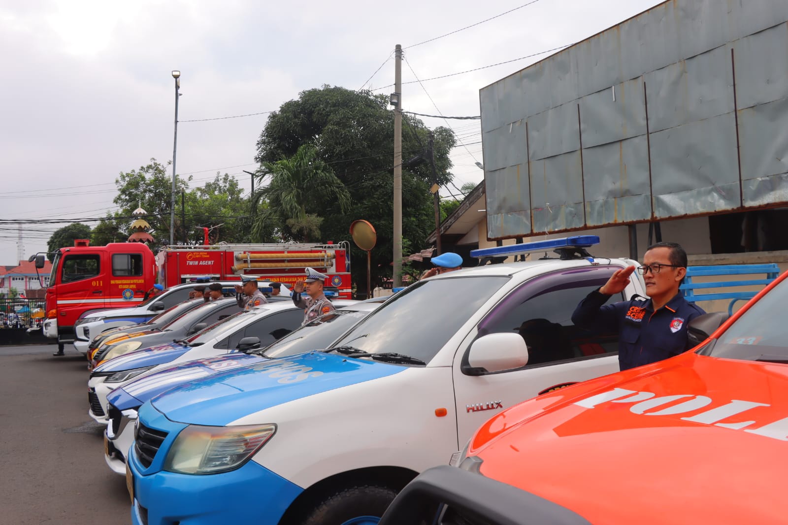 Ratusan Personil Polisi di Bandar Lampung Dikerahkan Amankan Mudik Lebaran 2025