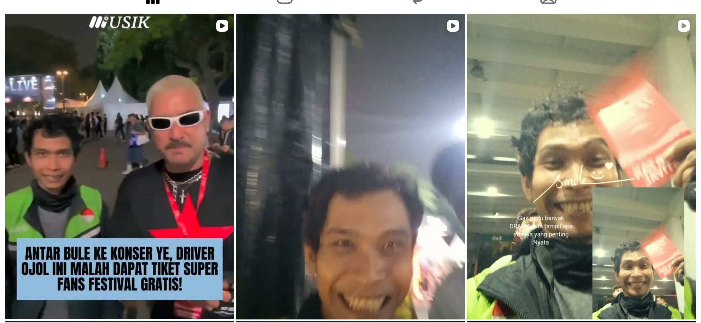 Viral 'Babang Gojek' Dibelikan Tiket VIP Nonton Konser Kanye West