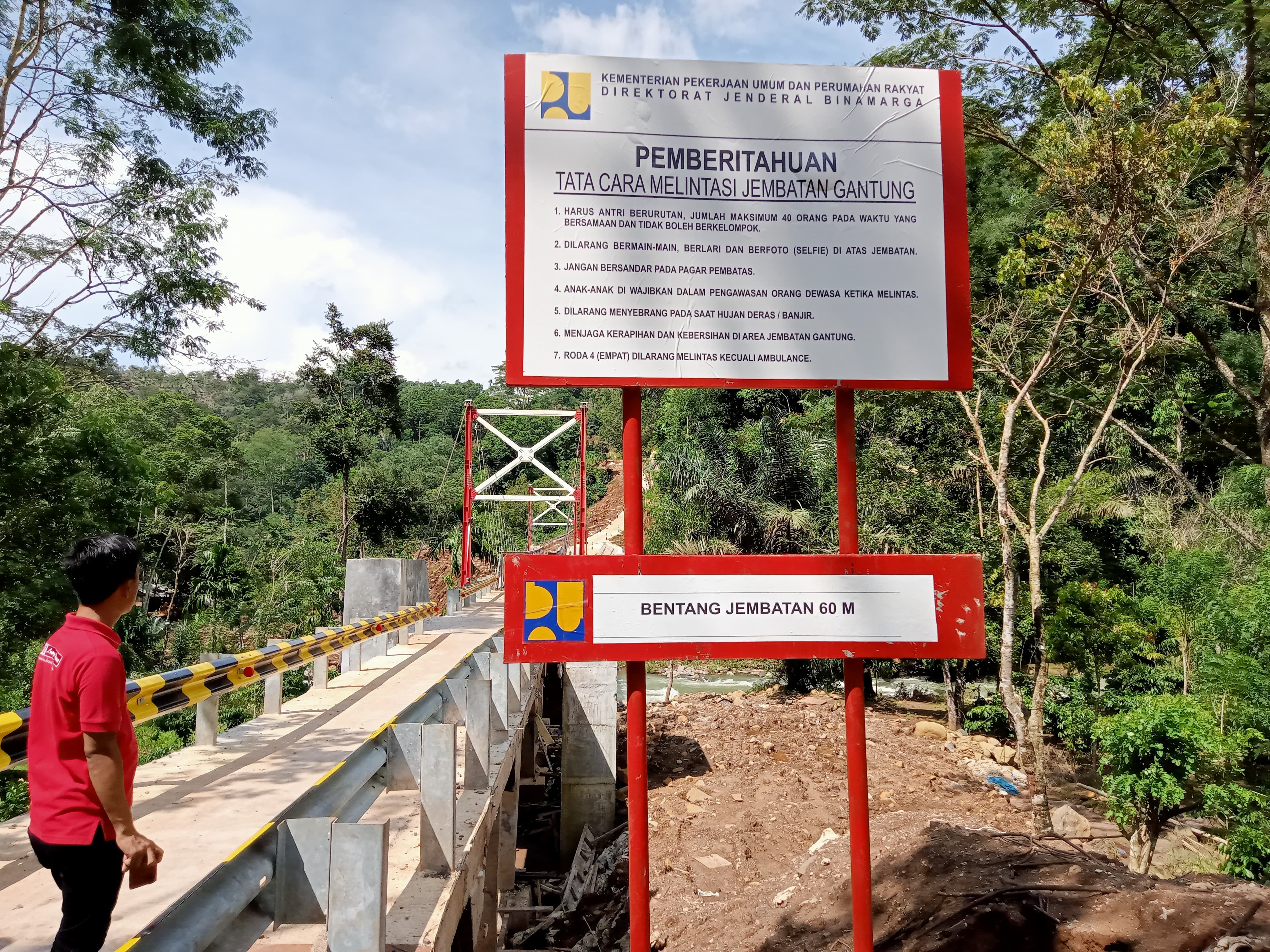 Proyek Jembatan Rp5,6 M di Lampung Utara Belum Rampung, Sudah Serah Terima