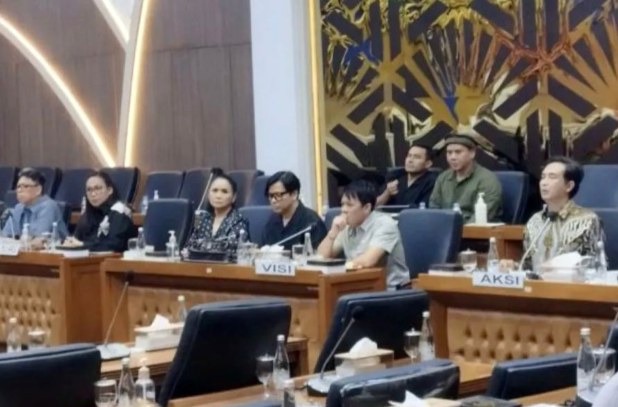 Musisi Suarakan Hak Penyanyi di DPR, VISI-AKSI Sepakat Soal Royalti