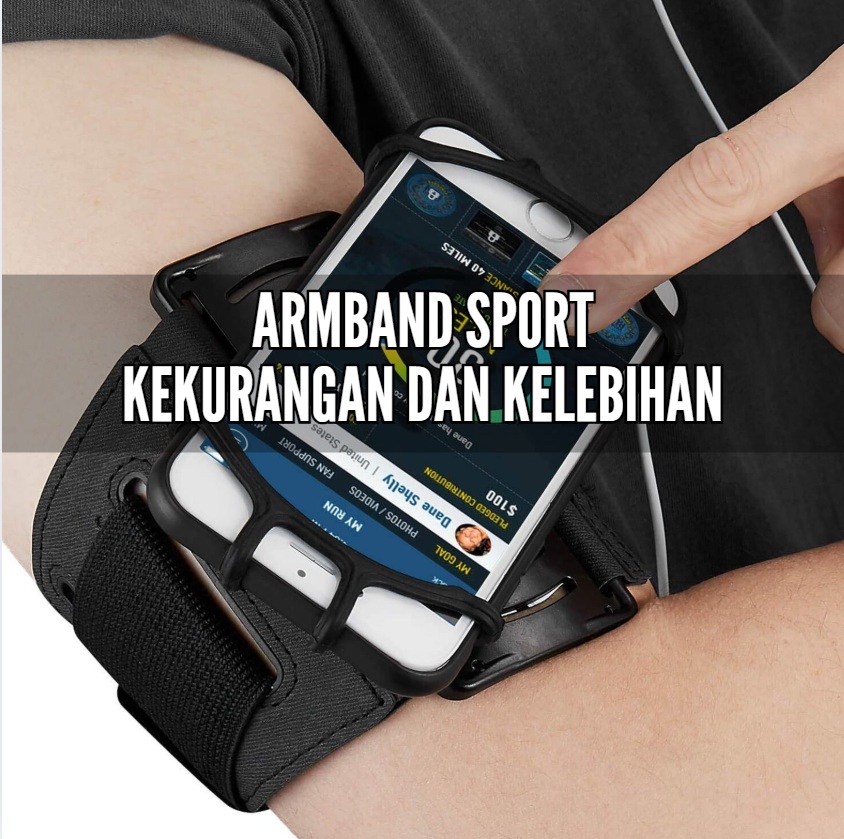 Lari Lebih Nyaman Tanpa Genggam HP, Gunakan Armband Sport