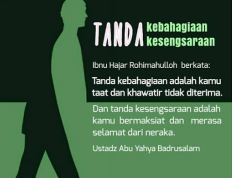 Dimana Posisimu, Ini Tanda-Tanda Kebahagian dan Kesengsaraan