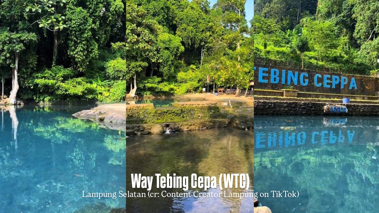 Way Tebing Cepa (WTC): Segarnya Air Pegunungan di Kaki Gunung Rajabasa