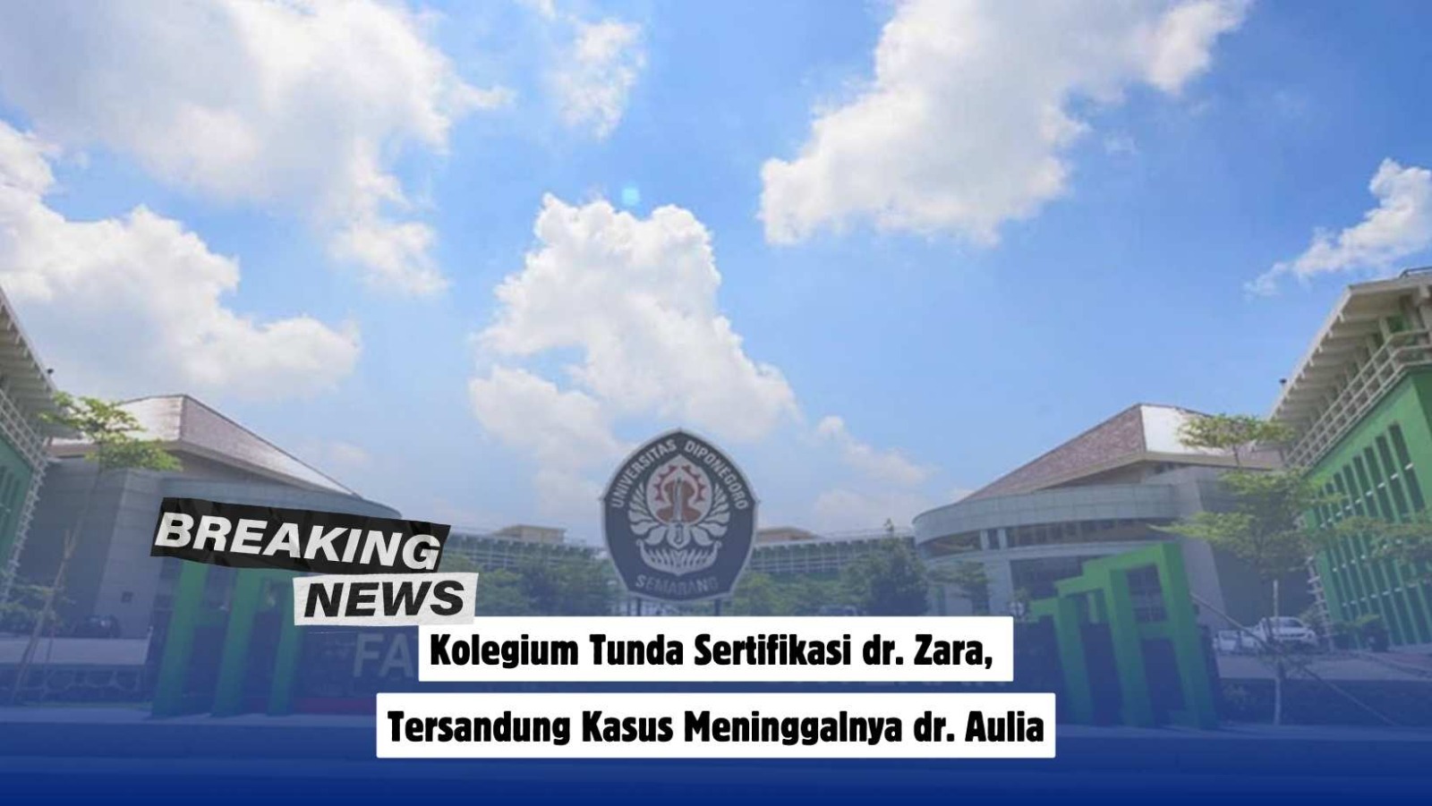 Kolegium Tunda Sertifikasi dr. Zara, Tersandung Kasus Meninggalnya dr. Aulia