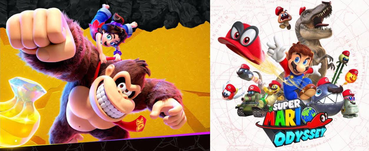 2 Titan Dari Game Platforming, Mario Odyssey dan Donkey Kong Bananza