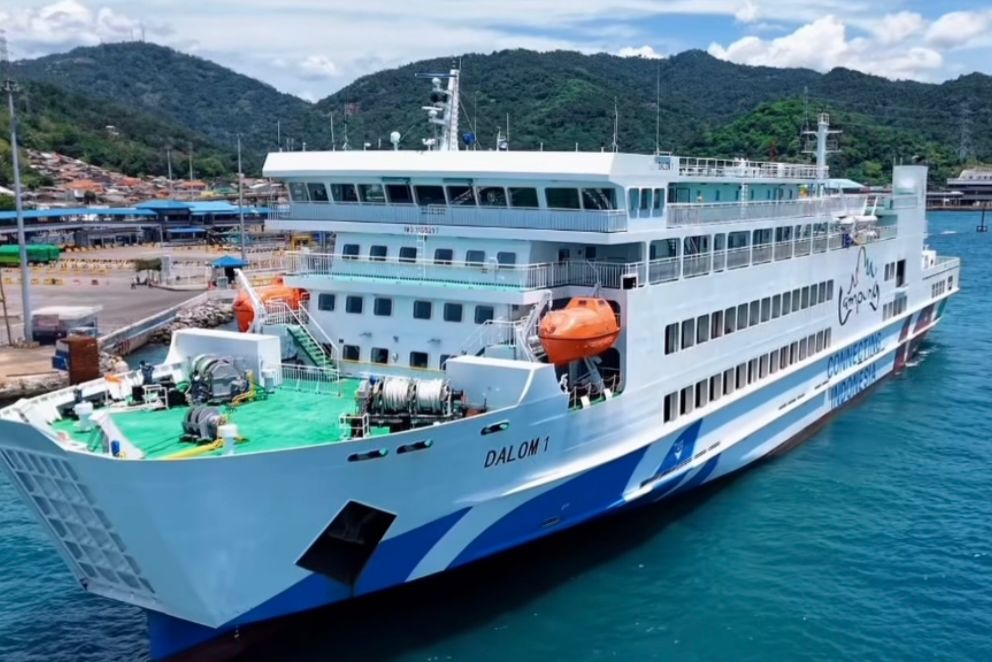 KMP Dalom 1 Resmi Diluncurkan, Lampung Perkuat Akses Penyeberangan Bakauheni–Merak