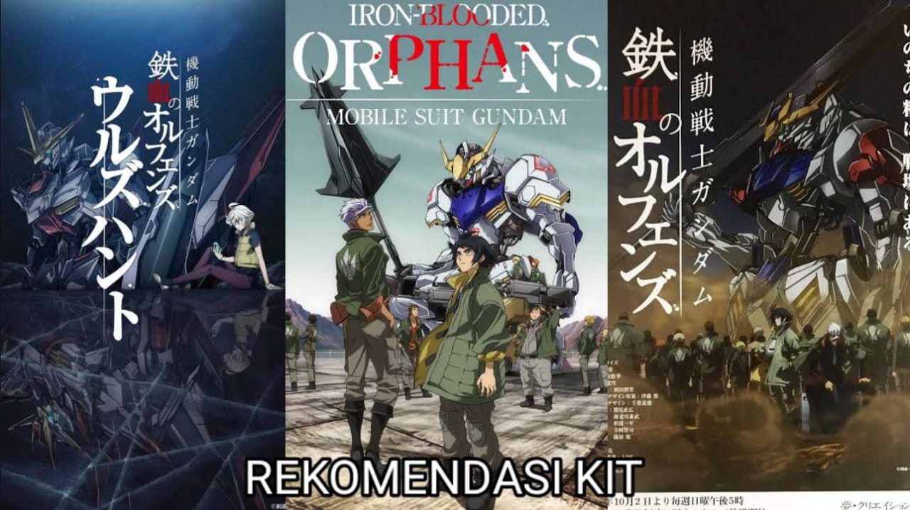 Top 10 Kit Gundam IBO (Iron Blooded Orphans) yang Memiliki Design Keren