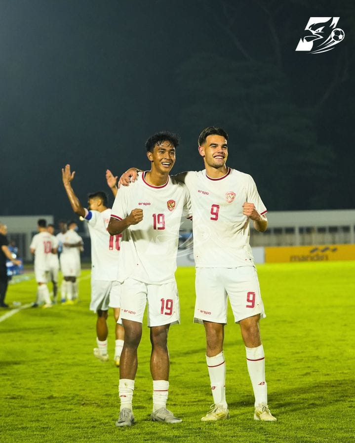 Hasil indonesia vs Timor Leste u-20: Indonesia Menduduki  Puncak klasemen Sementara Grup F