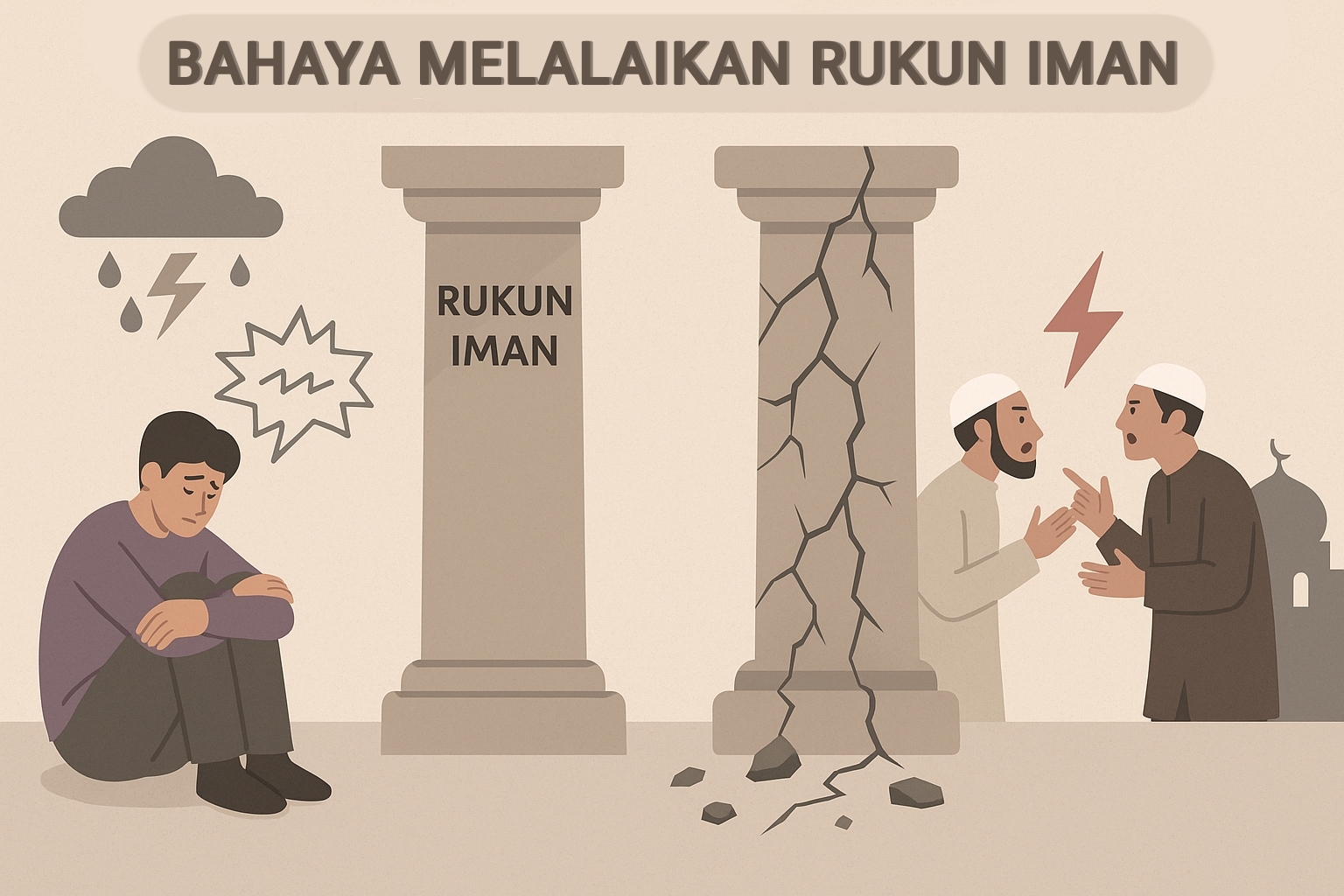 Bahaya Melalaikan Rukun Iman, Ini Dampaknya Bagi Dirimu