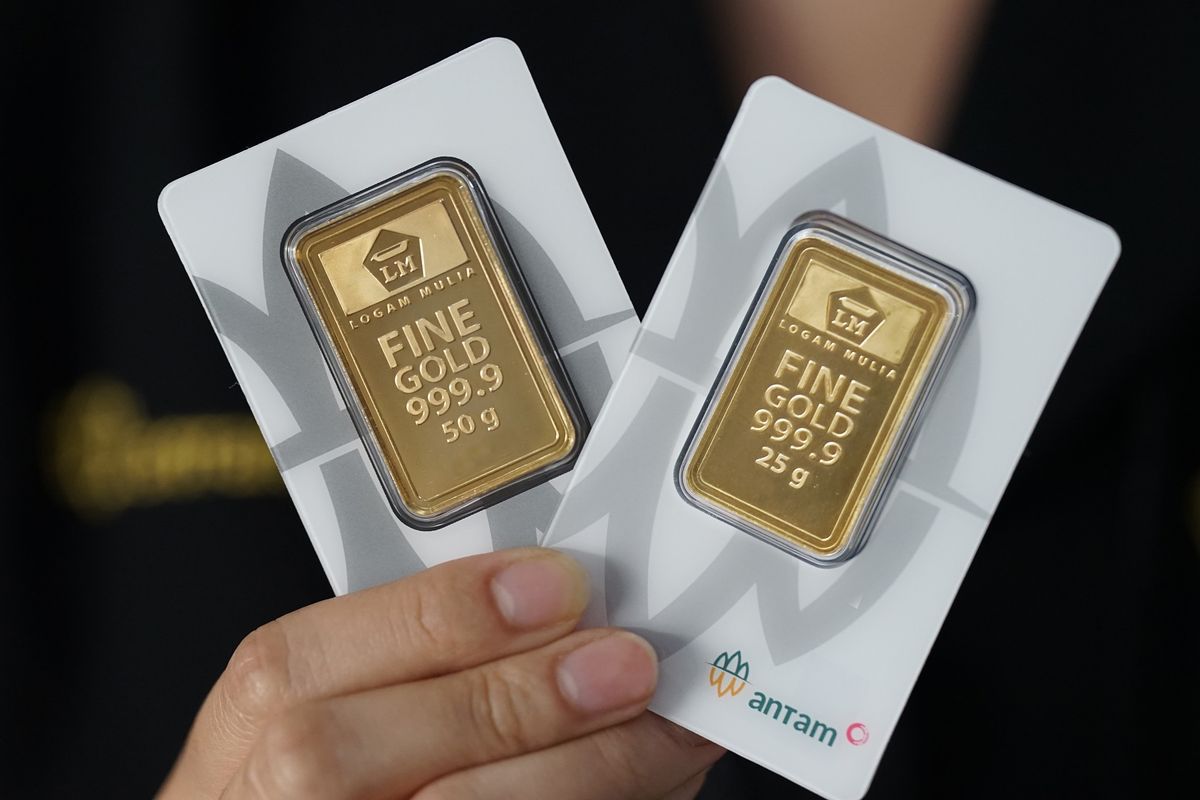 Emas Antam Kembali Sentuh Rekor Tertinggi, Tembus Rp 2,4 Juta per Gram