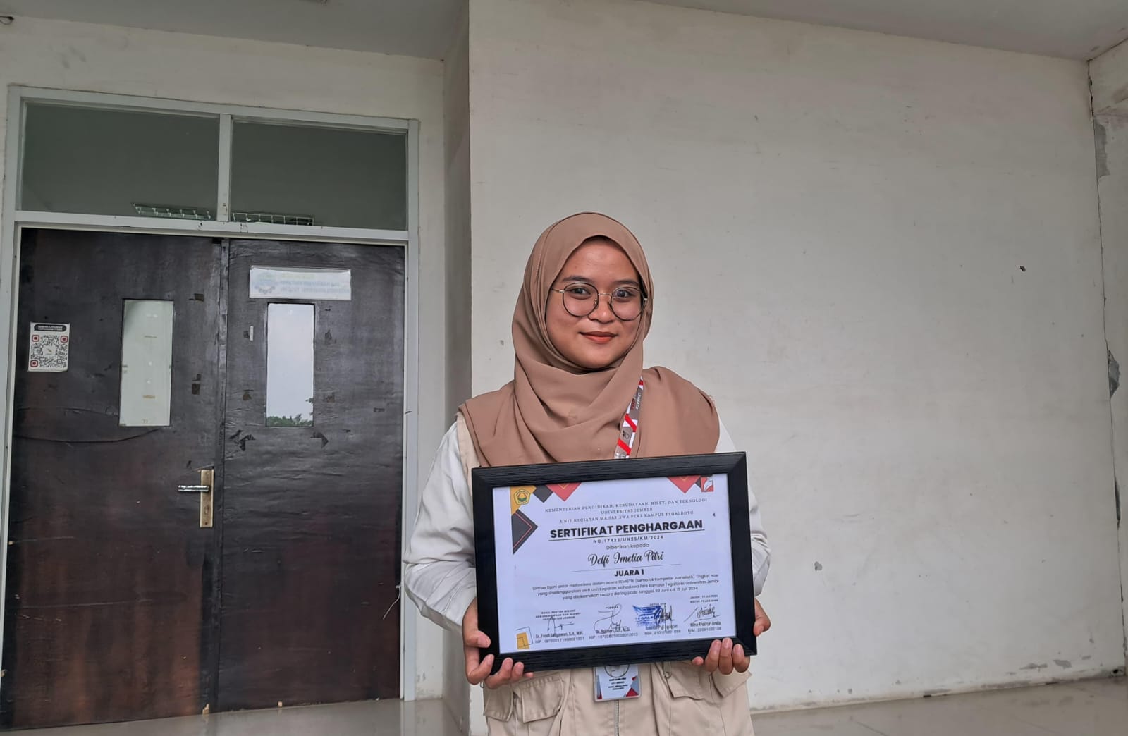 Mantap! Anggota UKM Lembaga Pers Itera Juara Satu Lomba Opini Nasional, Berikut Isi Opininya.