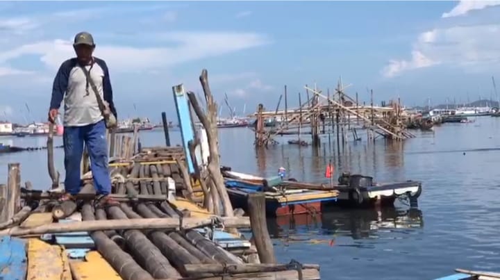 Cuaca Extreme, Nelayan Congkel di Teluk Lampung Takut Melaut