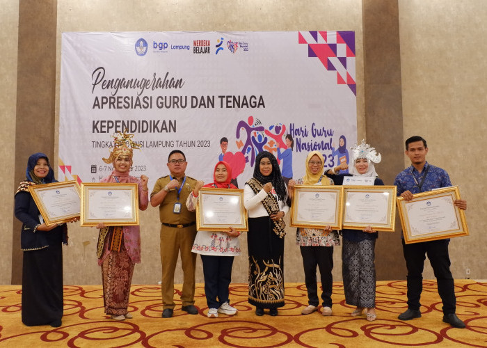 23 Guru dan Tenaga Kependidikan Asal Lampung Masuk Seleksi Apresiasi GTK Tingkat Nasional 