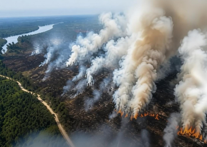 Karhutla Meluas di Kalimantan, 518 Hotspot Terdeteksi dalam Sehari