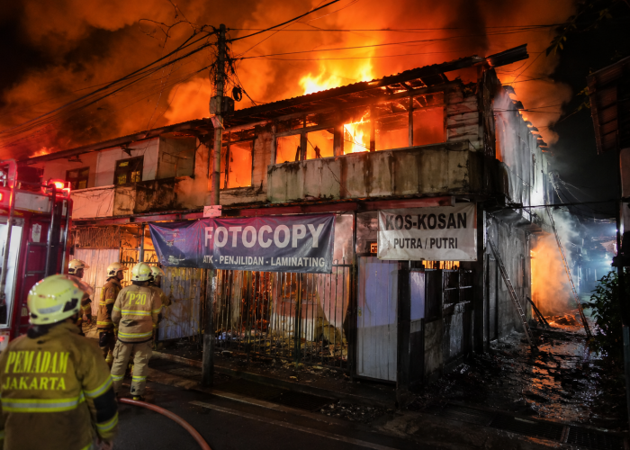 Kebakaran Rumah Kos dan Fotokopi di Jaksel, Empat Orang Meninggal Dunia