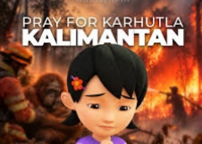 Susanti Upin Ipin Serukan Dukungan untuk Korban Karhutla Kalimantan