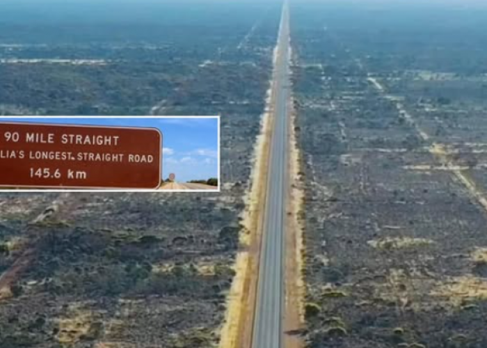 90 Mile Straight: Jalan Lurus Terpanjang di Australia, Fenomena Alam yang Bikin Takjub Para Pelancong