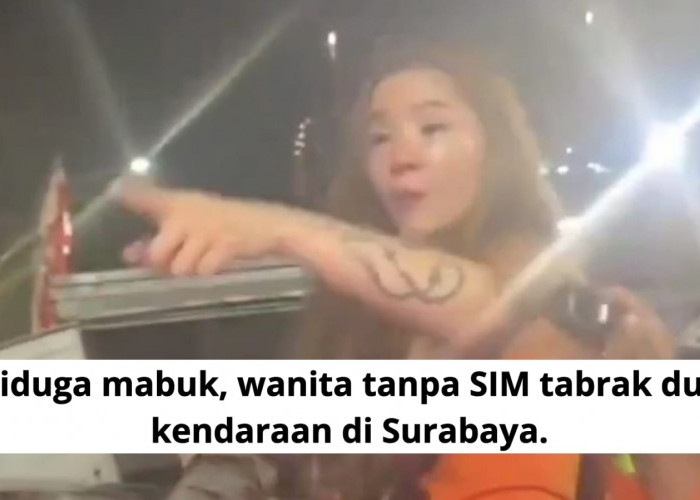 Diduga Mabuk, Pengemudi Tabrak Dua Kendaraan di Surabaya, Satu Orang Tewas