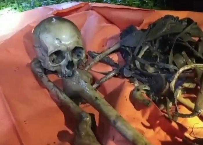 Warga Gempar Temukan Tulang Kerangka dan Tengkorak Manusia di Pinggir Way Penet