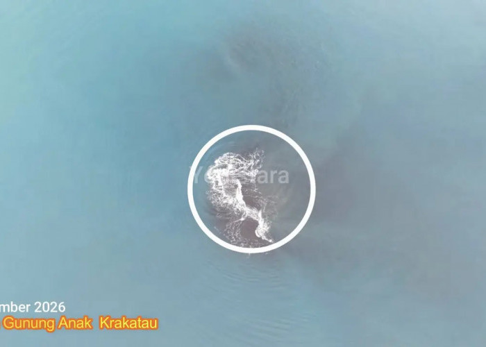 Fenomena Baru di Dekat Anak Krakatau, Daratan Seluas 30,3 Hektare Muncul