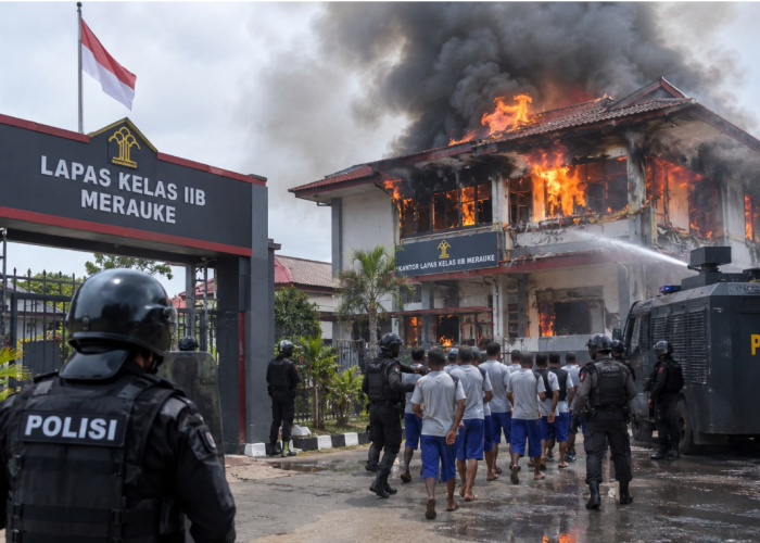 Razia HP Berujung Kerusuhan, Kantor Lapas Merauke Terbakar. Apa yang Terjadi?