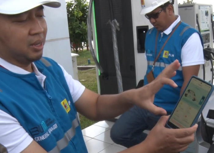 Pemudik Tol Sumatra Lega, PLN Lampung Siapkan 29 Unit Stasiun Pengisian Batrai Mobil Listik