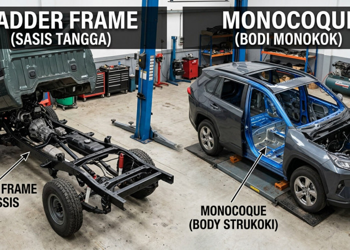 Monokok vs Ladder Frame: Perbedaan Fundamental Sasis Mobil yang Mempengaruhi Performa dan Kenyamanan