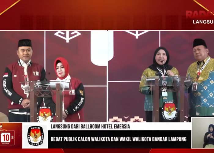 Debat Publik Perda Calon Walikota Bandar Lampung: Adu Visi Pembangunan Kota, Janjikan Kesejahteraan Masyarakat