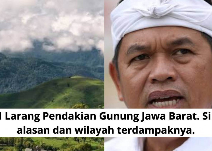 KDM Tutup Sementara Jalur Pendakian Gunung di Jawa Barat, Cegah Karhutla