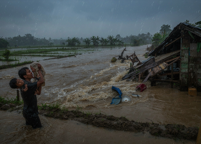Badai Simon Picu Banjir di Pesisir Pasifik Meksiko, Warga Diimbau Waspadai Longsor