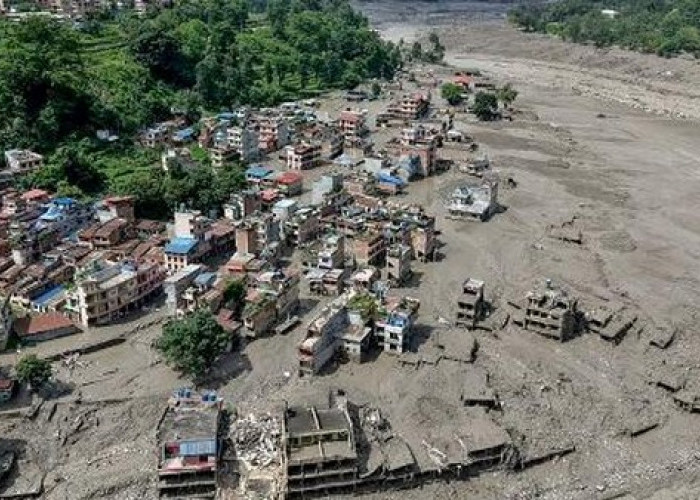 Fenomena GLOF,Penyebab Banjir Bandang Nepal Hantam Pemukiman Warga Meski Tak Ada Hujan