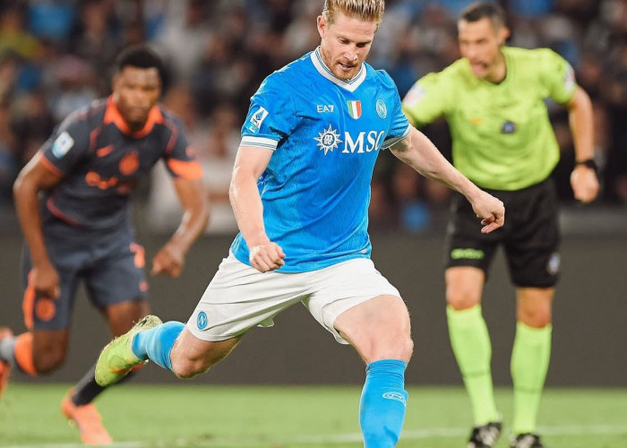 Napoli Tak Terbendung, Bekuk Inter 3-1: De Bruyne Cetak Gol dan Cedera, McTominay & Anguissa Lengkapi Pesta