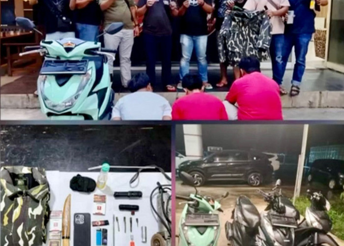 Sindikat Curanmor Lintas Kabupaten Digulung Tekab 308 Polres Lampung Tengah, 5 Motor Bodong Disita