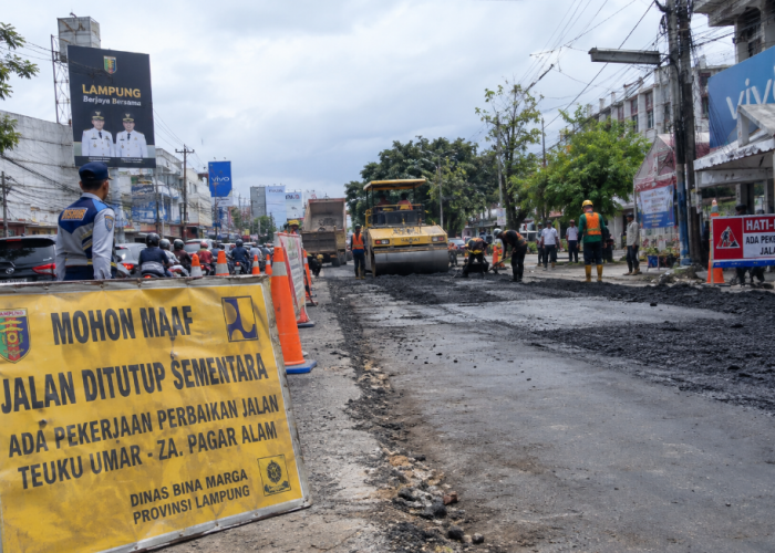 Perbaikan Teuku Umar–ZA Pagar Alam Dimulai, Antisipasi Kepadatan Koridor MBK Jadi Perhatian