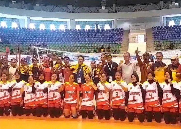 Menang 3:1, Tim Voli Putri Lampung Melenggang ke Semi Final Forwil XI Sumatra