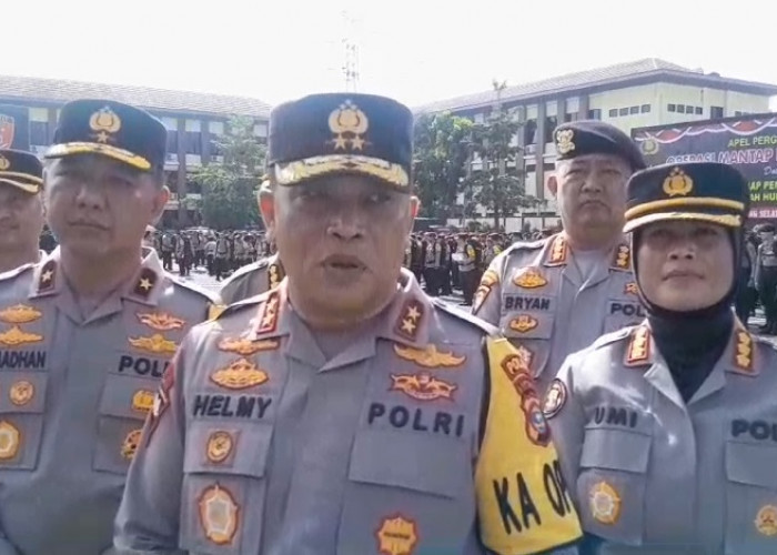 Amankan Pemungutan Suara Pemilu 2024, Ribuan Personel Polda Lampung Siaga di TPS