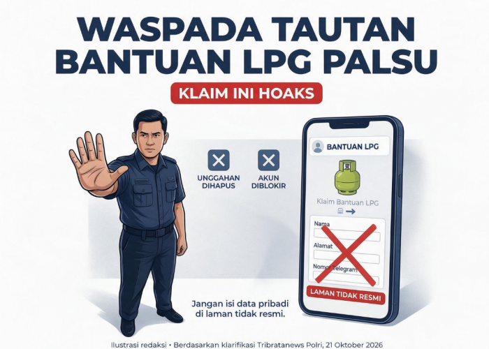 Berharap Bantuan LPG, Jangan Sampai Menyerahkan Data ke Tautan Hoaks