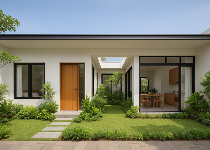 Desain Rumah Sehat dengan Konsep Ventilasi Alami dan Ruang Hijau