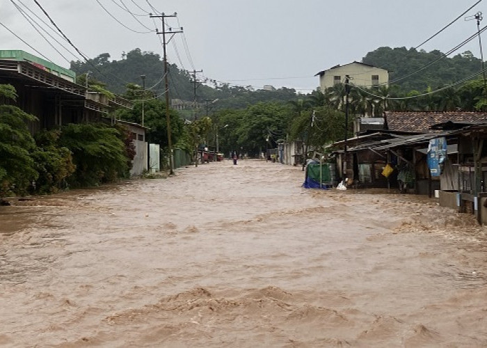Banjir Bandar Lampung 14 April 2026 Akibat Hujan Deras,Sejumlah Wilayah Terendam dan Aktivitas Warga Terganggu