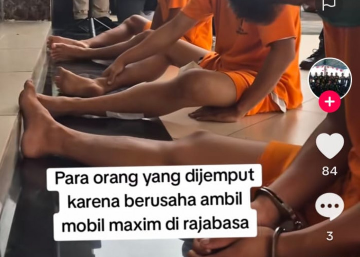 Polresta Bandar Lampung Ringkus 3 dari 4 Pelaku Begal Driver Maxim Car Dari Geng Lahat 