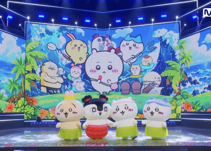 Chiikawa Debut di M COUNTDOWN, Tampil Gemas Bawakan The Island Song