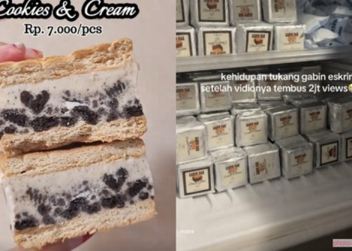 Kue Gabin Es Krim Viral di TikTok, Jajanan Jadul Kini Hadir dengan Rasa Kekinian